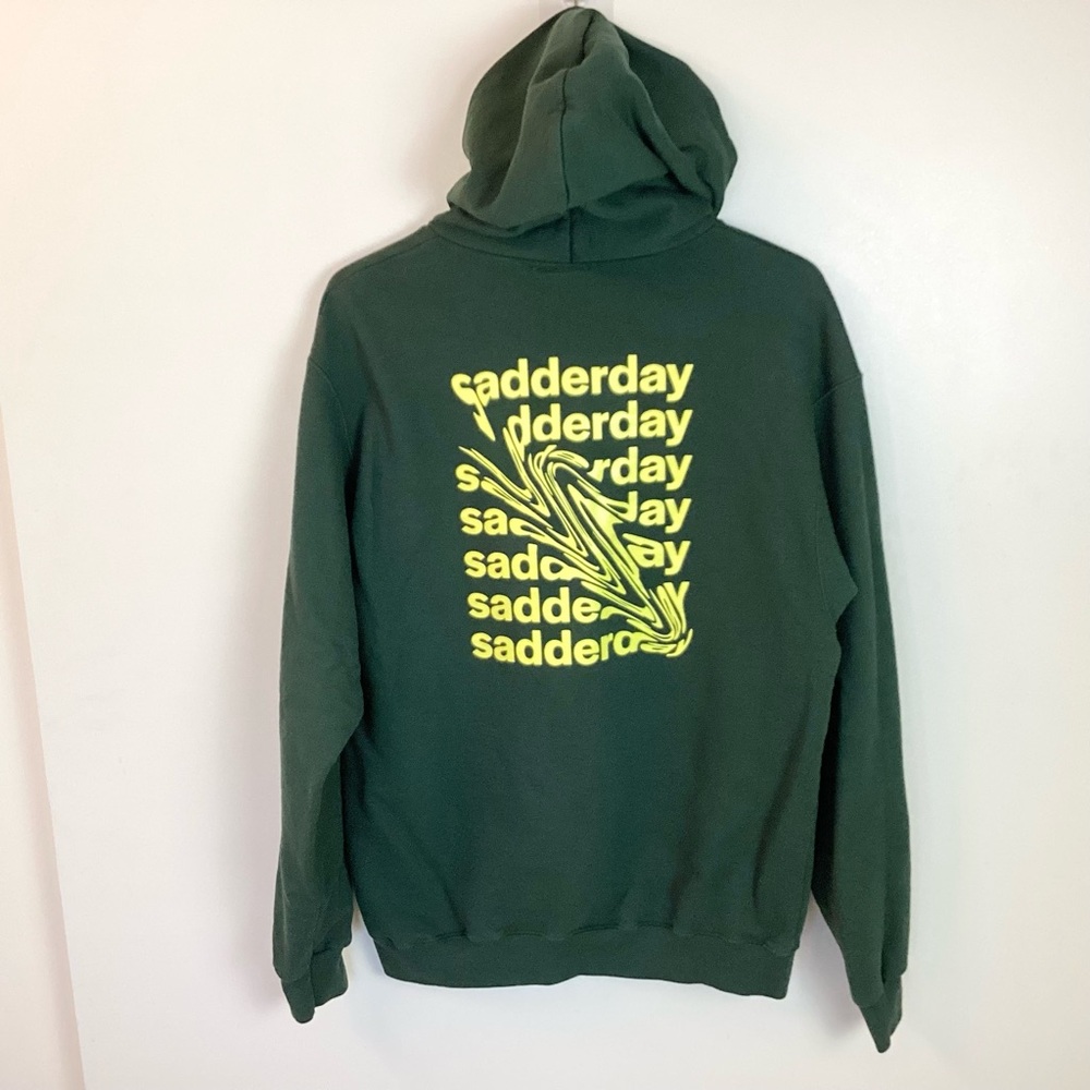 Sadderday Original Pullover Hoodie - Green - L